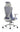 Ultra ergonomska kancelarijska stolica UGD Conference Lite Silver Blue
