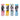 Escajg set Rainbow 12/1 Texell TIE-SR380